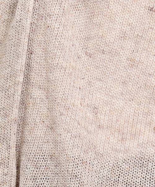 JET(ジェット)の「◆【ウォッシャブル】リネン混ニットカーディガン(カーディガン/ボレロ・レディース・ブラック系7/ベージュ系8・04)」の15枚目の写真