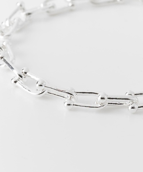 URBAN RESEARCH（アーバンリサーチ）の「decor　Linkchain Bracelet（ブレスレット・レディース・シルバー・-）」の3枚目の写真