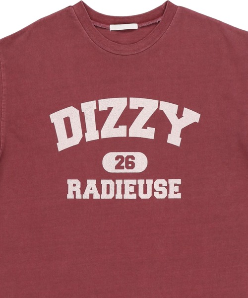 SPINNS（スピンズ）の「【ゆったりシルエット】DIZZY カレッジデザインビッグTシャツ（Tシャツ/カットソー・レディース・ホワイト/ネイビー/グリーン/ボルドー・ONESIZE）」の9枚目の写真