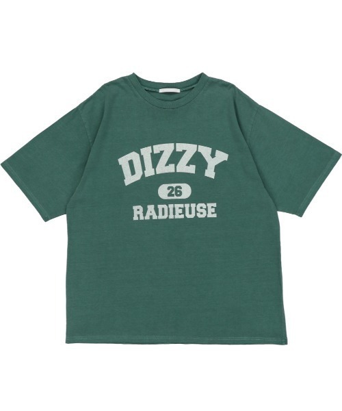 SPINNS（スピンズ）の「【ゆったりシルエット】DIZZY カレッジデザインビッグTシャツ（Tシャツ/カットソー・レディース・ホワイト/ネイビー/グリーン/ボルドー・ONESIZE）」の17枚目の写真