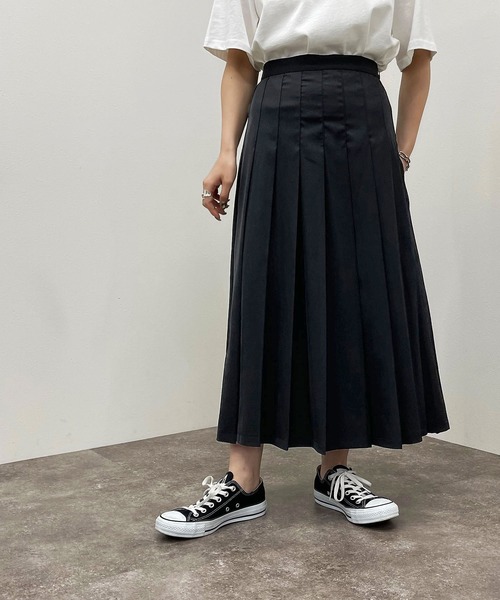 apres jour mignon(アプレジュールミニョン)の「タックプリーツスカート 【ZOZOTOWN限定アイテム】(スカート・レディース・ブラック/チャコールグレー/ベージュ・フリー/X-LARGE)」の7枚目の写真