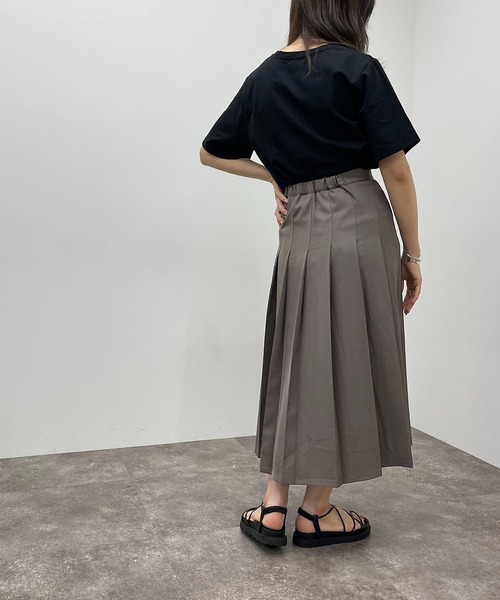 apres jour mignon(アプレジュールミニョン)の「タックプリーツスカート 【ZOZOTOWN限定アイテム】(スカート・レディース・ブラック/チャコールグレー/ベージュ・フリー/X-LARGE)」の19枚目の写真