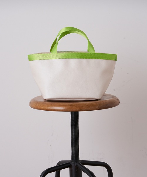 BEARDSLEY(ビアズリー)の「シンプルミニトート(トートバッグ・レディース・アイボリー/インディゴブルー・FREE)」の3枚目の写真