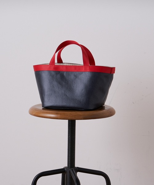 BEARDSLEY(ビアズリー)の「シンプルミニトート(トートバッグ・レディース・アイボリー/インディゴブルー・FREE)」の8枚目の写真