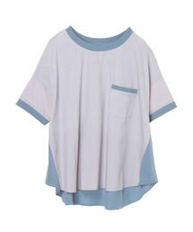 異素材Tブラウス　＊