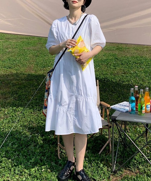 ワンピース不規則ふんわりワンピース ワンピース Aimoha アイモハ のファッション