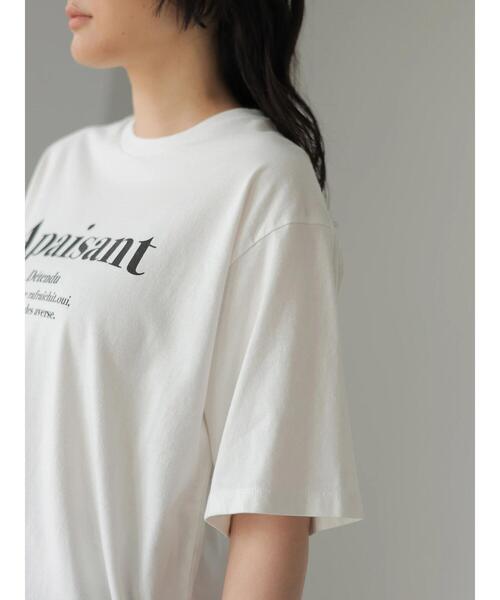 AMERICAN HOLIC（アメリカンホリック）の「ロゴカットプルオーバー1　＊（Tシャツ/カットソー・レディース・チャコールグレー/オフホワイト・M/L）」の6枚目の写真