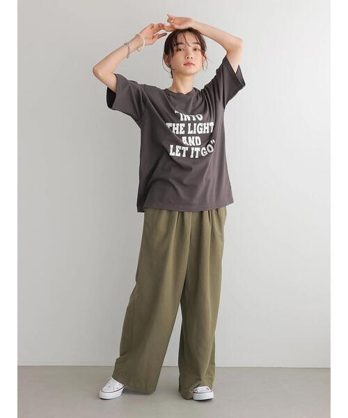 AMERICAN HOLIC（アメリカンホリック）の「ロゴカットプルオーバー1　＊（Tシャツ/カットソー・レディース・チャコールグレー/オフホワイト・M/L）」の12枚目の写真