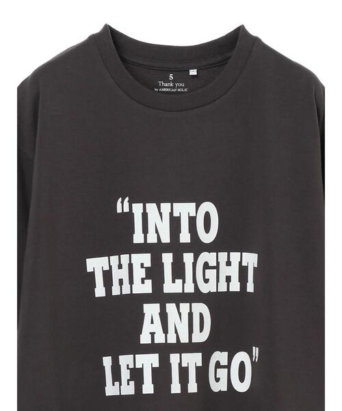 AMERICAN HOLIC（アメリカンホリック）の「ロゴカットプルオーバー1　＊（Tシャツ/カットソー・レディース・チャコールグレー/オフホワイト・M/L）」の15枚目の写真