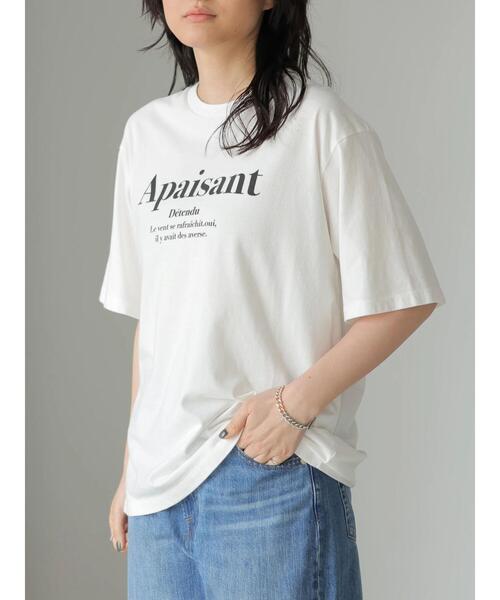 AMERICAN HOLIC（アメリカンホリック）の「ロゴカットプルオーバー1　＊（Tシャツ/カットソー・レディース・チャコールグレー/オフホワイト・M/L）」の2枚目の写真