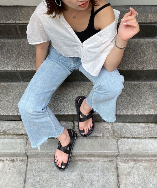 ESPERANZA（エスペランサ）の「◆トゥリングスポサン（サンダル・レディース・アイボリー/ブラック・S/M/LL/L）」の8枚目の写真