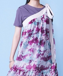 lautreamont BLEUBLANC | スムースフィットギャザーカットソー(Tシャツ/カットソー)