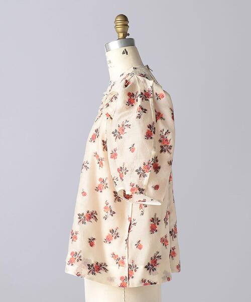 BLAMINK（ブラミンク）の「< BLAMINK（ブラミンク）> P P/C FLW JQ SSL（シャツ/ブラウス・レディース・ナチュラル・36）」の2枚目の写真