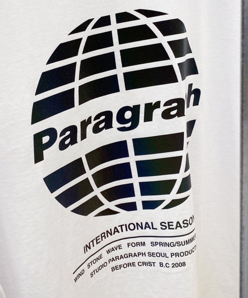 Paragraph(パラグラフ)の「『paragraph/パラグラフ』SCOTCH HIGH FREQUENCY T-SHIRT/カーシブスコッチ ベーシックロゴ 半袖Tシャツ(Tシャツ/カットソー・メンズ・グレー/ベージュ/グリーン/ブルー/パープル/ホワイト/チャコールグレー/ライトグレー/ネイビー/オレンジ・FREE)」の16枚目の写真