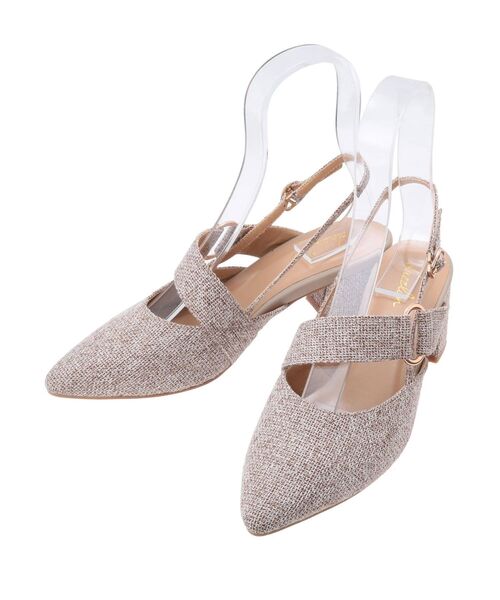 dazzlin(ダズリン)の「ポインテッドベルトパンプス(パンプス・レディース・ブラック/アイボリー/ブラウン・SMALL/MEDIUM/LARGE)」の4枚目の写真