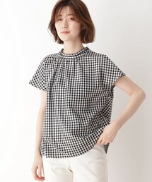 DRESKIP | フリルハイネックフレンチブラウス(シャツ/ブラウス)