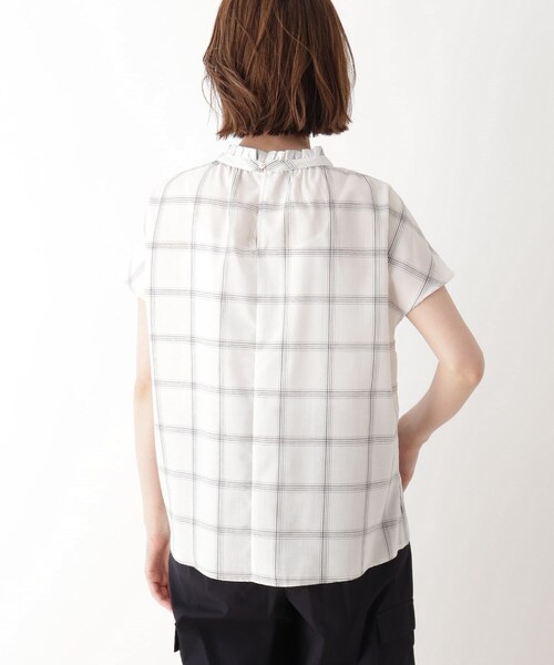 DRESKIP(ドレスキップ)の「◆フリルハイネックフレンチブラウス(シャツ/ブラウス・レディース・ホワイト系4/ブラック系1/ネイビー系2/ベージュ系その他5・02/03/04)」の11枚目の写真