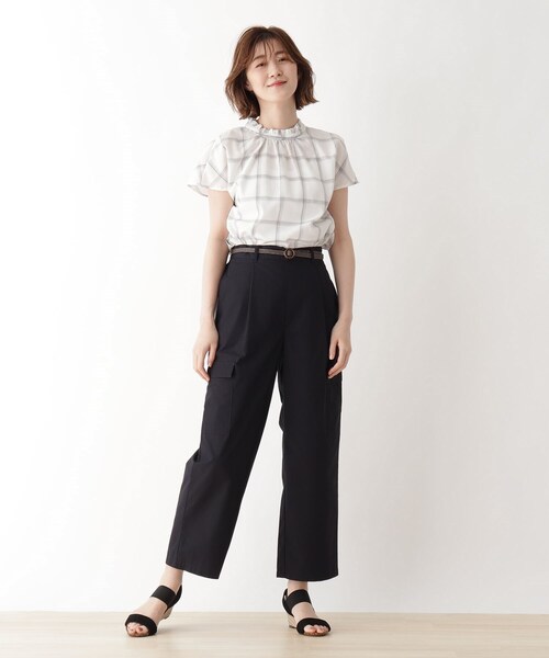 DRESKIP(ドレスキップ)の「◆フリルハイネックフレンチブラウス(シャツ/ブラウス・レディース・ホワイト系4/ブラック系1/ネイビー系2/ベージュ系その他5・02/03/04)」の17枚目の写真