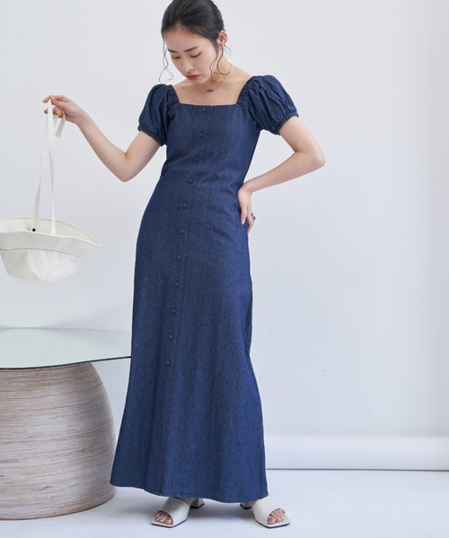 デニムマーメイドワンピース SNIDEL｜デニムマーメイドワンピース | Rakuten Fashion(楽天