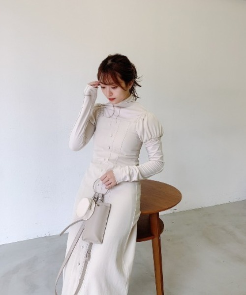 デニムマーメイドワンピース　グレー　0 スナイデル SNIDEL デニムマーメイドワンピース （GRY