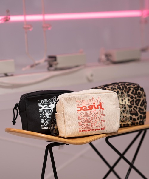 Repeat Logo Canvas Pouch