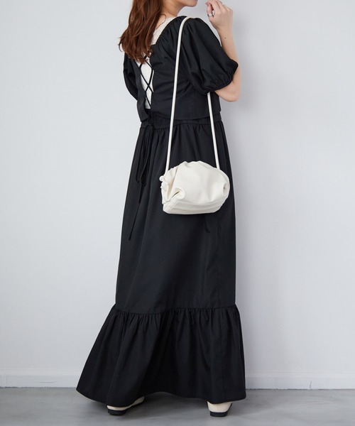 Heather（ヘザー）の「ギャザーミニショルダー　958030（ショルダーバッグ・レディース・アイボリー/ブルー/ゼブラ・ONE SIZE）」の21枚目の写真