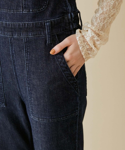 CIMARRON（シマロン）の「<春まで使える>《2022SS 新色追加》【CIMARRON JEANS】別注デニムタイトオーバーオール（サロペット/オーバーオール・レディース・ブラック/ネイビー/ブルー/ピンク/ブルー系その他・38/36/34）」の22枚目の写真