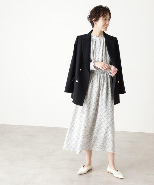 N.(N. Natural Beauty Basic)(エヌエヌナチュラルビューティーベーシック)の「【追加生産】【S Size Line】◆テーラードダブルジャケット(テーラードジャケット・レディース・ネイビー/グレー系その他/ブラウン系その他/ダークネイビー・SMALL/MEDIUM)」の8枚目の写真