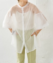 DISCOAT | 【ZOZO限定】オーガンジーバックギャザーブラウス(シャツ/ブラウス)