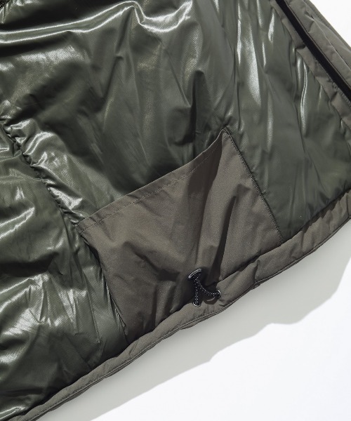 WILD THINGS（ワイルドシングス）の「【WILDTHINGS / ワイルドシングス】CB TRANSPORT PARKA トランスポートパーカー（ダウンジャケット/コート・メンズ・グレー系その他/オリーブドラブ/ブラック・M/L）」の17枚目の写真