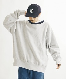 【CAMBER×JOURNAL STANDARD】別注 CROSS KNIT DOUBLE NECK スウェット