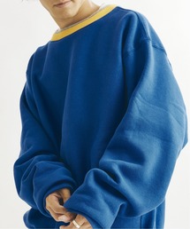 【CAMBER×JOURNAL STANDARD】別注 CROSS KNIT DOUBLE NECK スウェット