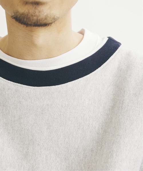 CAMBER（キャンバー）の「【CAMBER×JOURNAL STANDARD】別注 CROSS KNIT DOUBLE NECK スウェット（スウェット・メンズ・ネイビー/ブルー/グリーン/グレー・XX-LARGE/LARGE/X-LARGE）」の17枚目の写真
