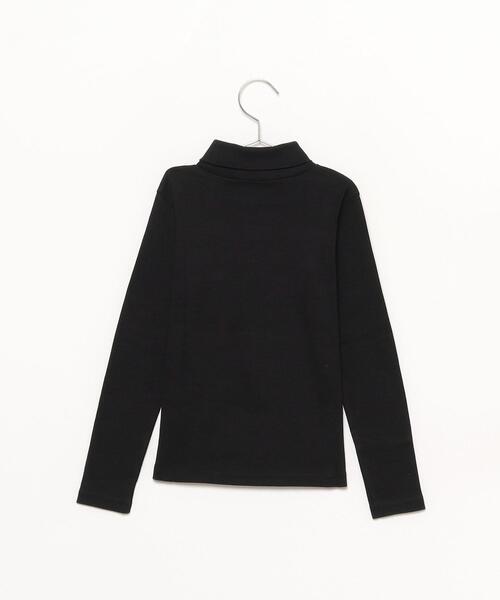 agnes b.（アニエスベー）の「JBH2 E TS キッズ タートルネックカットソー（Tシャツ/カットソー・キッズ・ブラック・4YEAR/6YEAR/8YEAR/10YEAR/12YEAR）」の2枚目の写真