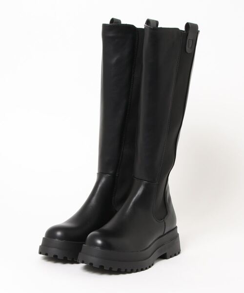 Shoes in Closet（シューズインクローゼット）の「【Shoes in Closet ＋ (プラス)】ボリューム  トラックソール 厚底 ロング丈 ブーツ 2674（ブーツ・レディース・ブラック・LL/S/M/L）」の15枚目の写真