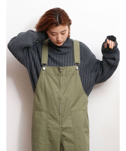 Ungrid（アングリッド）の「ハイネックミリタリーデザインニット（ニット/セーター・レディース・アイボリー/カーキ/チャコールグレー・FREE）」の8枚目の写真