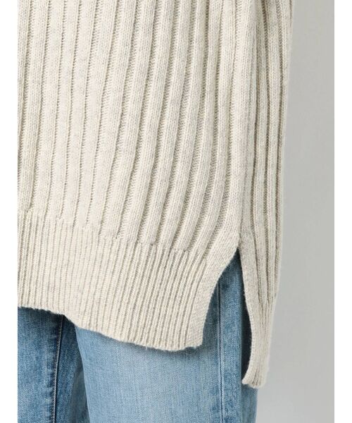 Ungrid（アングリッド）の「ハイネックミリタリーデザインニット（ニット/セーター・レディース・アイボリー/カーキ/チャコールグレー・FREE）」の18枚目の写真