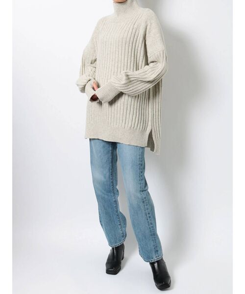 Ungrid（アングリッド）の「ハイネックミリタリーデザインニット（ニット/セーター・レディース・アイボリー/カーキ/チャコールグレー・FREE）」の19枚目の写真