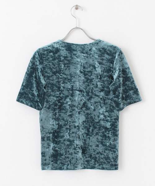 KBF（ケイビーエフ）の「コンパクトベロアTシャツ（Tシャツ/カットソー・レディース・ダークブラウン/ベージュ系その他/ブルー系その他・ONE）」の20枚目の写真