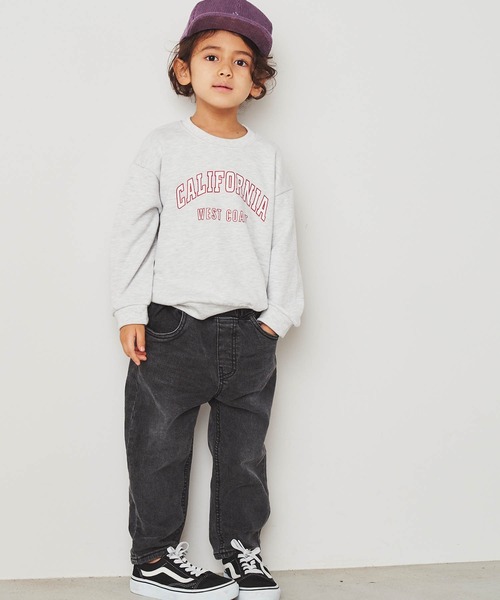 ＆yam（アンドヤム）の「テーパードデニムパンツ（デニムパンツ・キッズ・ブラック/ブルー/ライトブルー・110-120cm/120-130cm/100-110cm）」の21枚目の写真