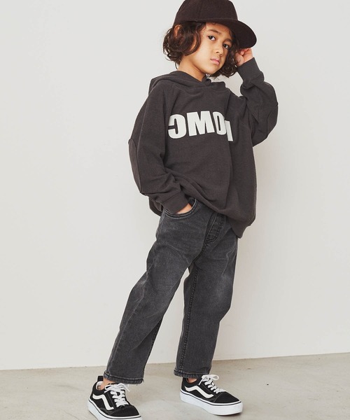 ＆yam（アンドヤム）の「テーパードデニムパンツ（デニムパンツ・キッズ・ブラック/ブルー/ライトブルー・110-120cm/120-130cm/100-110cm）」の22枚目の写真