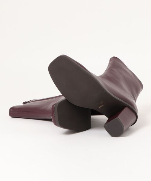 EDIT COLOGNE（エディットコロン）の「アンクルブーツ（パンプス・レディース・ホワイト/ブラック/ボルドー・23.0cm/23.5cm）」の5枚目の写真