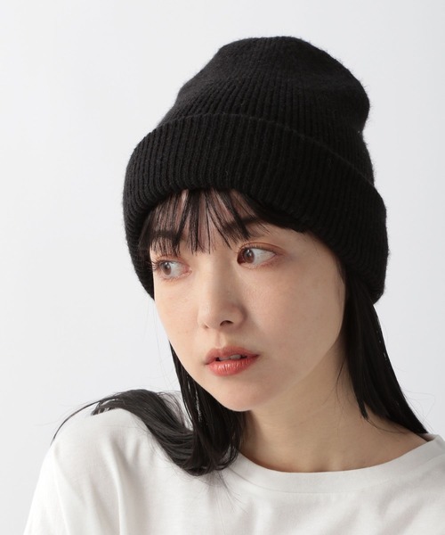 LOWRYS FARM(ローリーズファーム)の「ニットビーニー 958272(ニットキャップ/ビーニー・レディース・ブラック/ブルー/グリーン・FREE)」の2枚目の写真