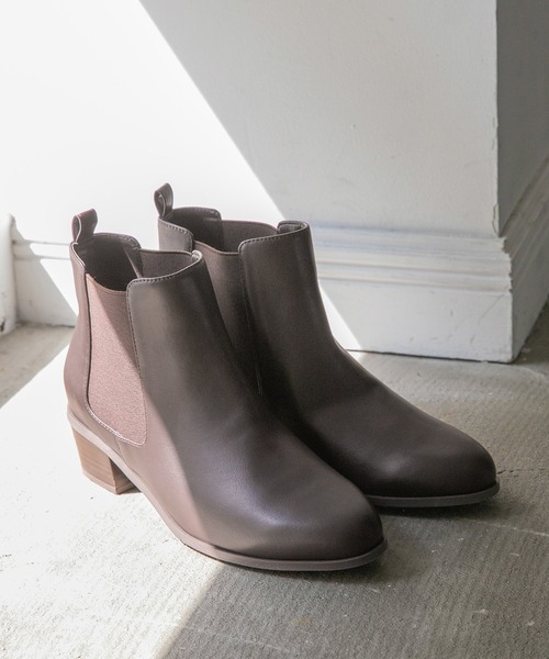 LEPSIM(レプシィム)の「撥水サイドゴアブーツ 237072(ブーツ・レディース・ブラック/ダークブラウン/アイボリー・LARGE/SMALL/MEDIUM/X-LARGE)」の3枚目の写真