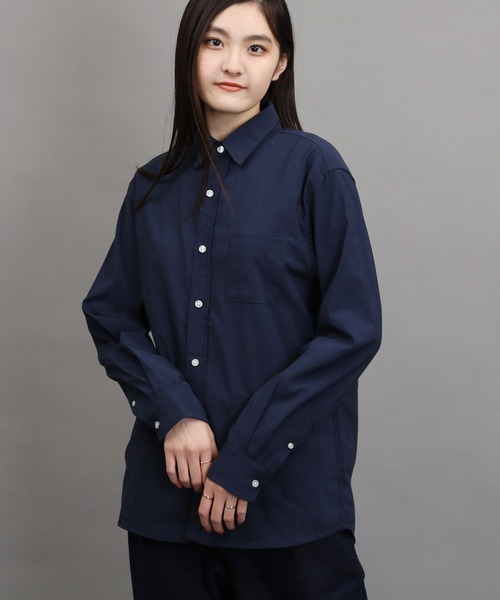 air tokyo sellection(エアートウキョウセレクション)の「ポリラミー レギュラーカラー シャツ(シャツ/ブラウス・メンズ・ホワイト/ブラック/ベージュ/ネイビー/カーキ・MEDIUM/LARGE/X-LARGE)」の5枚目の写真