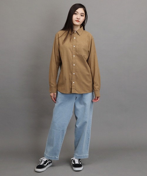 air tokyo sellection(エアートウキョウセレクション)の「ポリラミー レギュラーカラー シャツ(シャツ/ブラウス・メンズ・ホワイト/ブラック/ベージュ/ネイビー/カーキ・MEDIUM/LARGE/X-LARGE)」の15枚目の写真