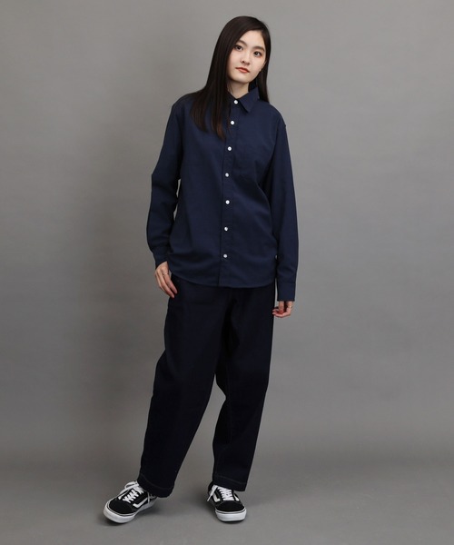air tokyo sellection(エアートウキョウセレクション)の「ポリラミー レギュラーカラー シャツ(シャツ/ブラウス・メンズ・ホワイト/ブラック/ベージュ/ネイビー/カーキ・MEDIUM/LARGE/X-LARGE)」の12枚目の写真