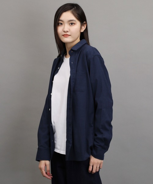 air tokyo sellection(エアートウキョウセレクション)の「ポリラミー レギュラーカラー シャツ(シャツ/ブラウス・メンズ・ホワイト/ブラック/ベージュ/ネイビー/カーキ・MEDIUM/LARGE/X-LARGE)」の9枚目の写真