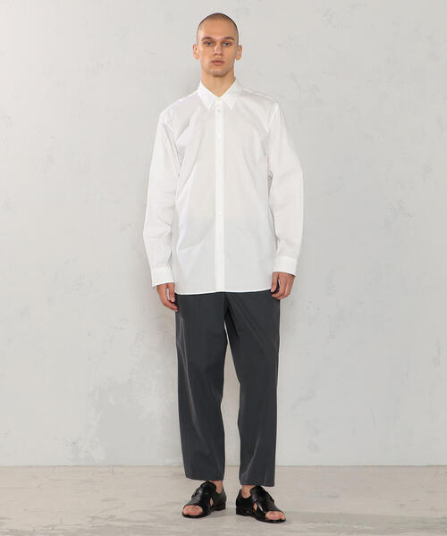 TOMORROWLAND (トゥモローランド)の「コットンオックスフォード レギュラーシャツ(シャツ/ブラウス・メンズ・ホワイト/サックスブルー・46/48)」の3枚目の写真