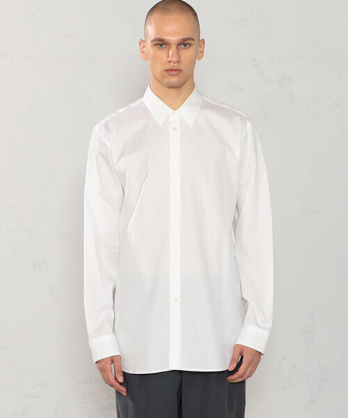 TOMORROWLAND (トゥモローランド)の「コットンオックスフォード レギュラーシャツ(シャツ/ブラウス・メンズ・ホワイト/サックスブルー・46/48)」の5枚目の写真